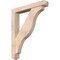 Ekena Millwork Funston Arts and Crafts Smooth Bracket w/ Offset Brace, Douglas Fir, 5 1/2"W x 34"D x 40"H BKT0604X34X40FST03SDF - alternate 1